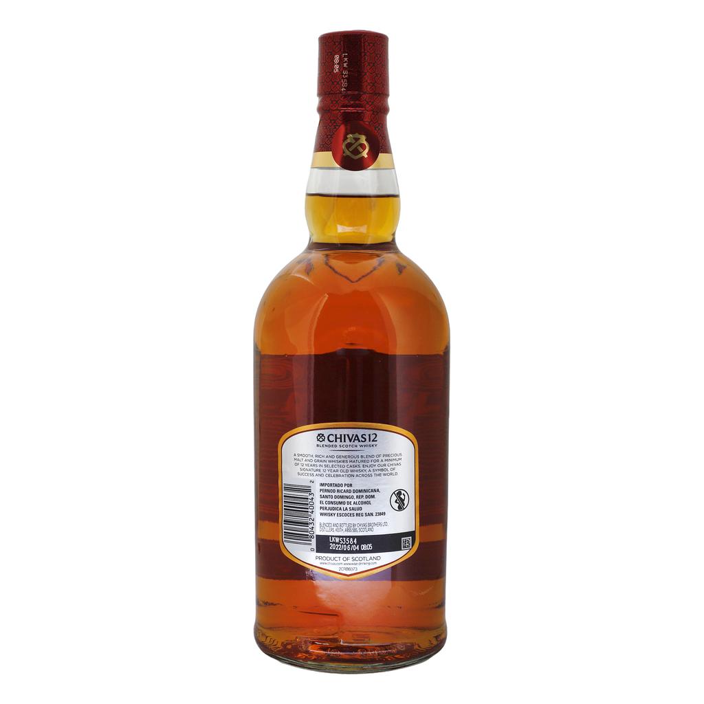 Chivas Regal Whisky Escocés 12 Años 1 L