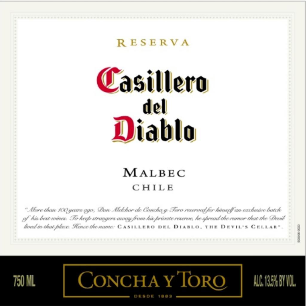 Casillero del Diablo Malbec 750 ml