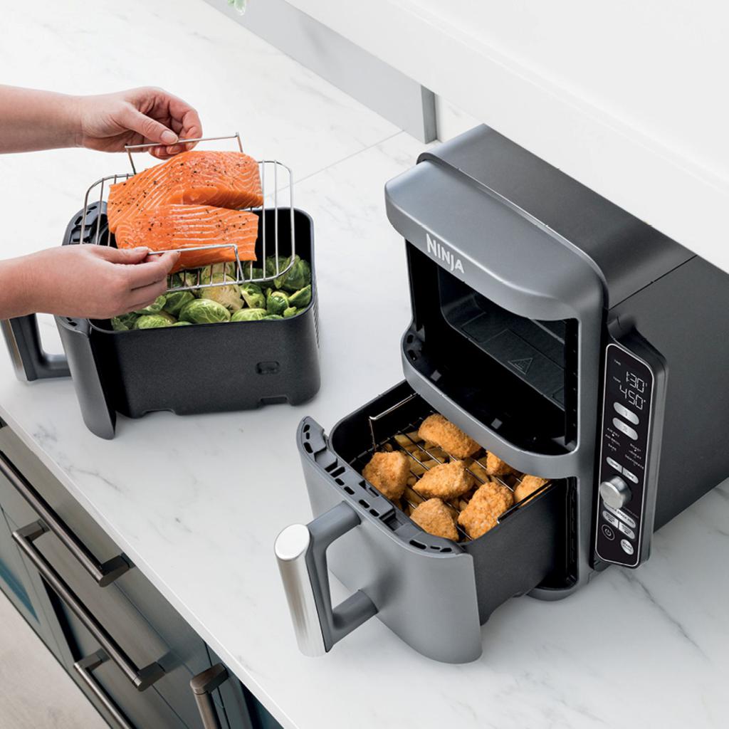 Ninja DoubleStack XL Freidora de Aire de 2 Canastas Apiladas 9.5 L / 10 qt SL401