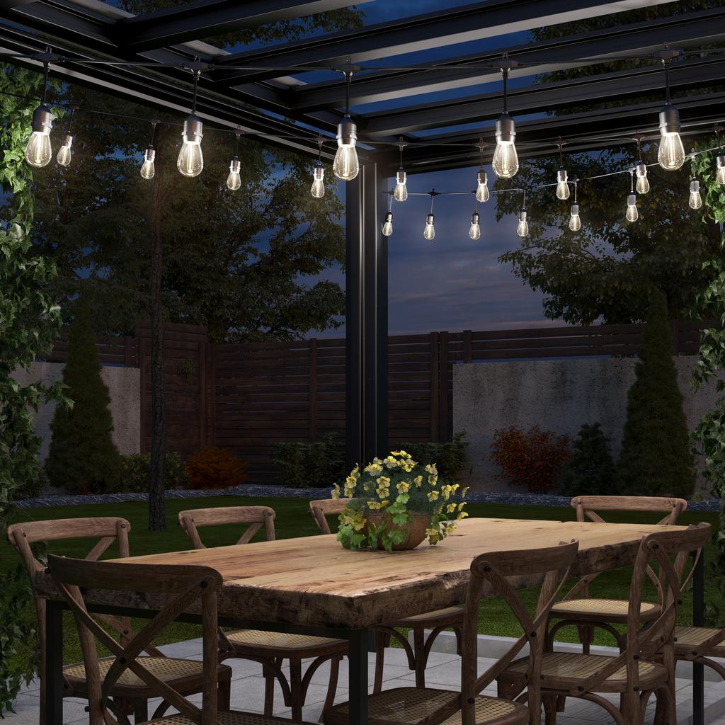 Artika Luces LED Solares en Cadena 20 Bombillos 12. 8 m / 42 ft