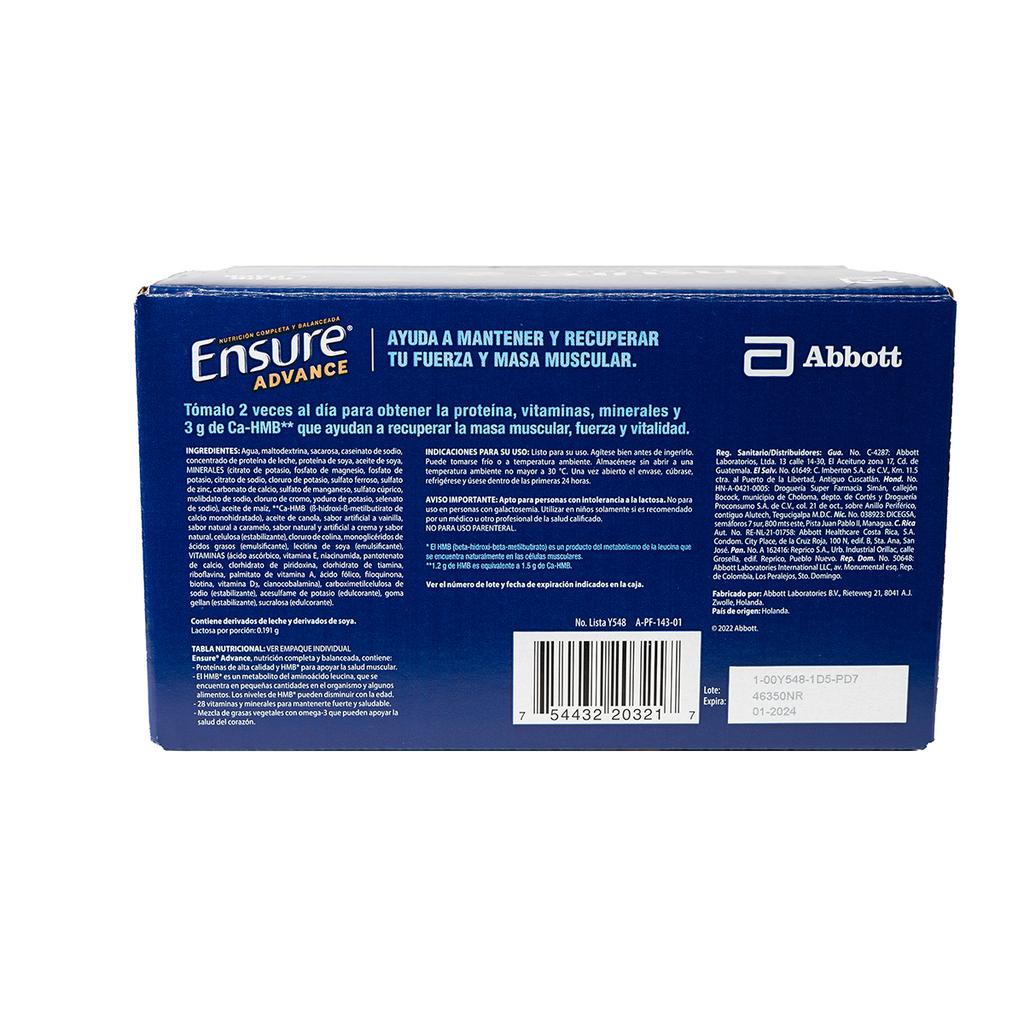 Ensure Advanced Sabor a Vainilla 16 Unidades / 220 mL