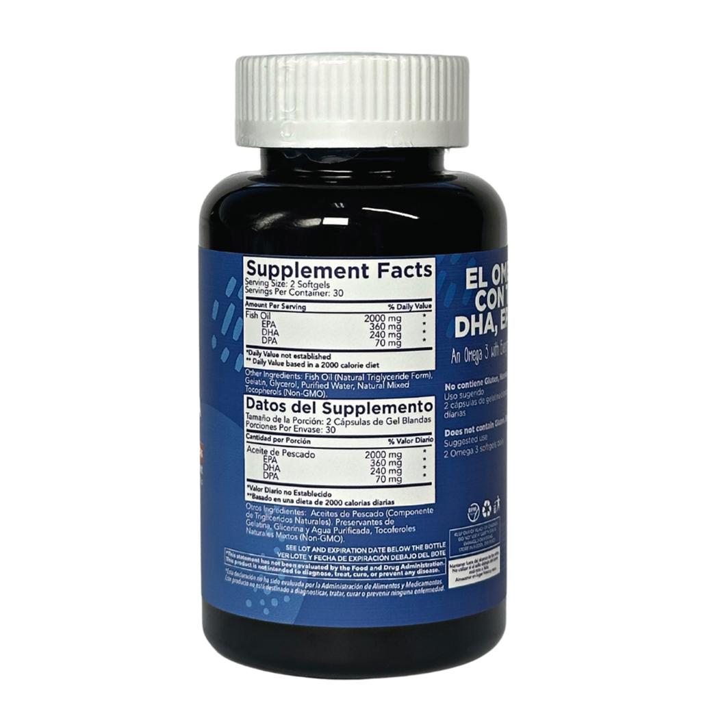 Fitamin Vitaminas Omega 3 / 60 Unidades