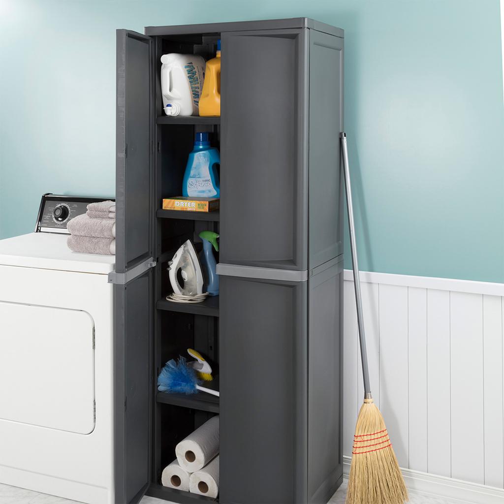 Sterilite Gabinete de Almacenamiento con 4 Niveles Ajustables