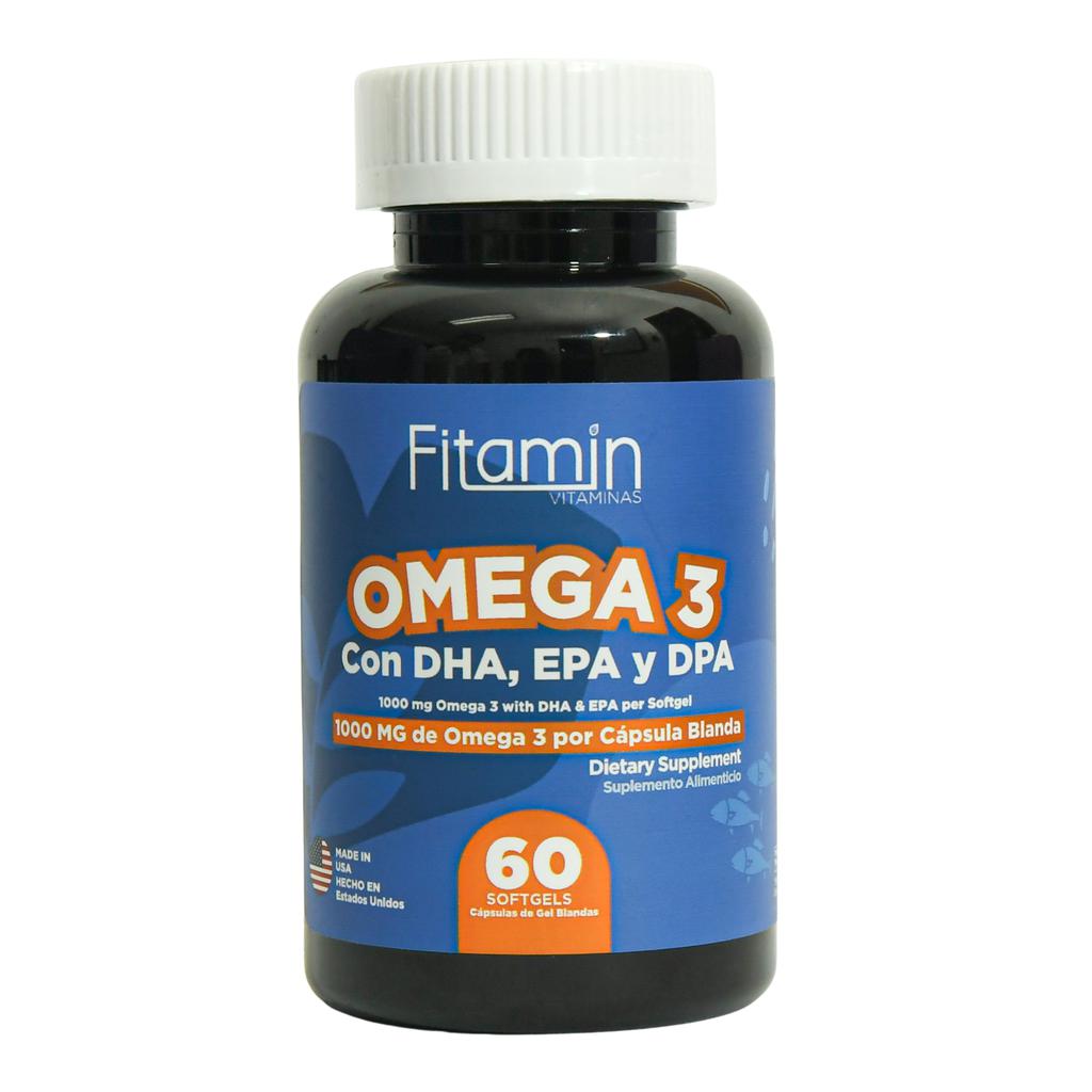 Fitamin Vitaminas Omega 3 / 60 Unidades