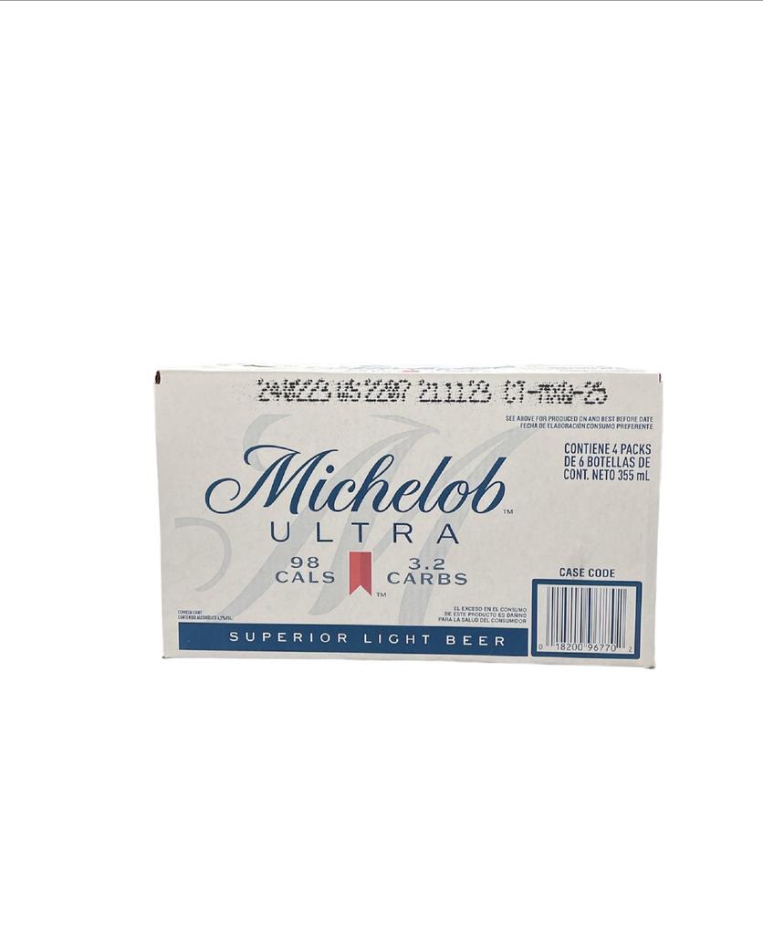 Michelob Cerveza Ultra Light 24 Unidades / 355 mL / 12 oz