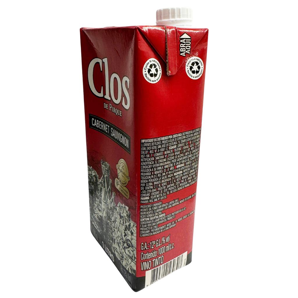 Clos de Pirque Vino Tinto Cabernet Sauvignon 3 Unidades / 1 L