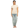 Jezebel Blusa Manga Corta Cuello Barco para Mujer