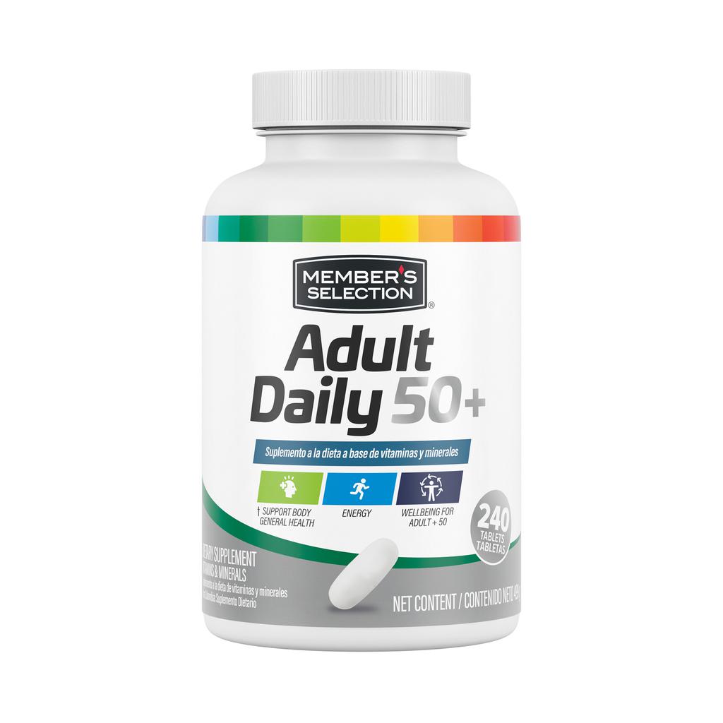 Member's Selection Suplemento Dietario Multivitamínico Adult Daily 50 + 499 g / 17.6 oz
