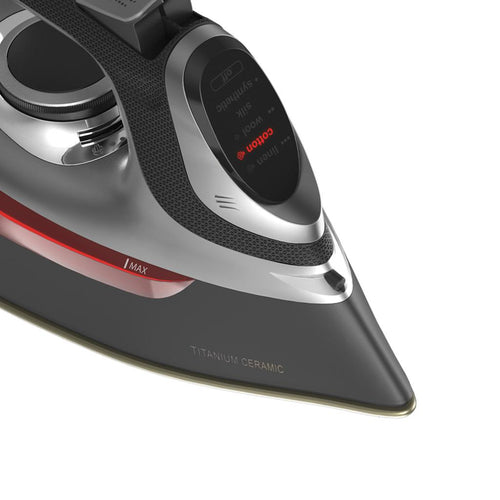 CHI Plancha Eléctrica Plateada de Cerámica con Infusión de Titanio y Hierro 13102