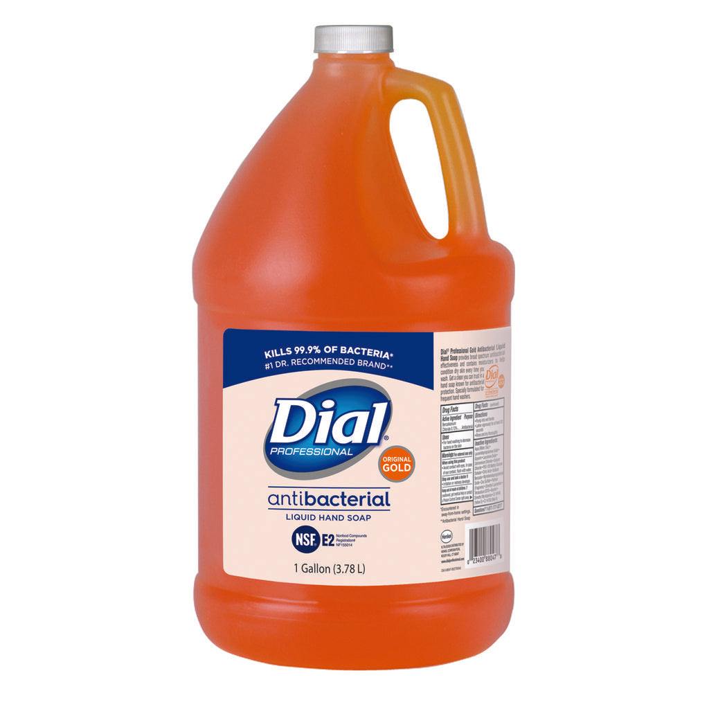 Dial Jabón Líquido Antibacteriano de Manos 3.78 L / 128 oz