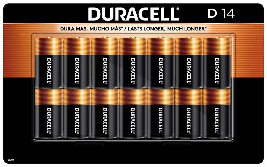 Duracell D Baterías Alcalinas 14 Unidades