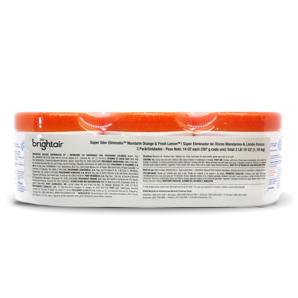 Bright Air Super Eliminador de Olores 3 Unidades / 397 g / 14 oz