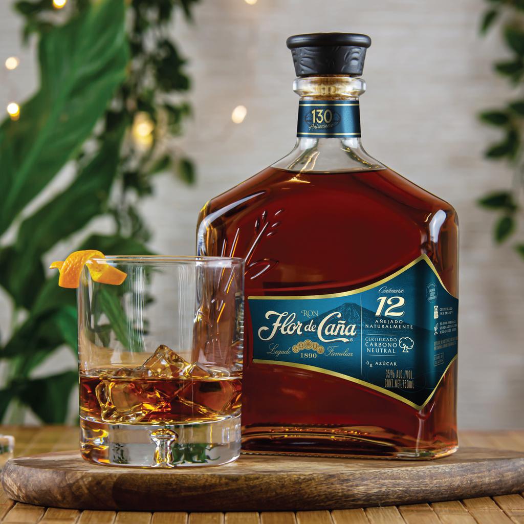Flor de Caña Ron 12 Años Botella de 750 mL