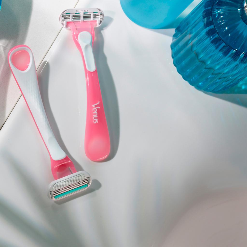 Gillette Máquina de Afeitar para Mujer Venus Sensitive Piel Sensible 12 Unidades