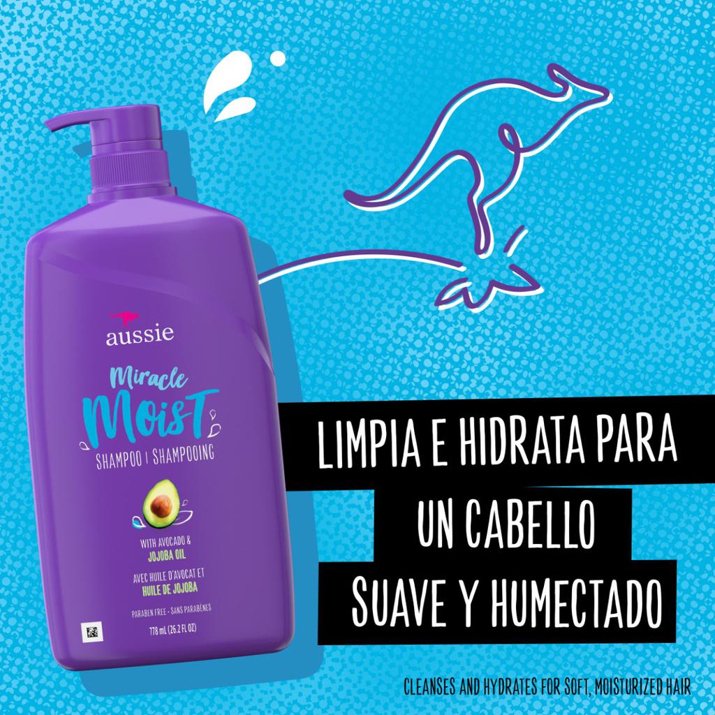 Aussie Shampoo Miracle Moist 778 mL / 26.3 oz