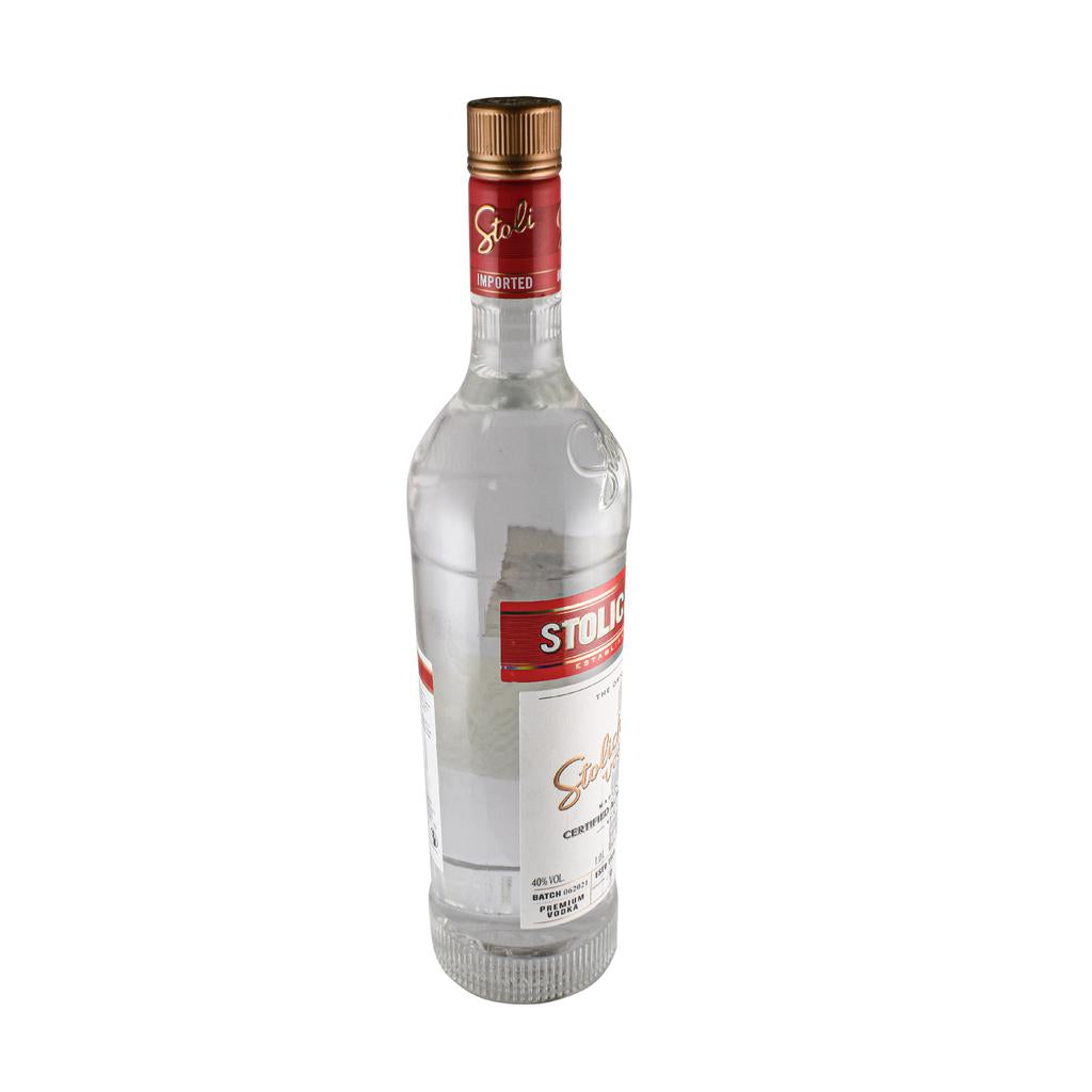 Stolichnaya Vodka Premium Suave de Estilo Clásico 1 L / 34 oz