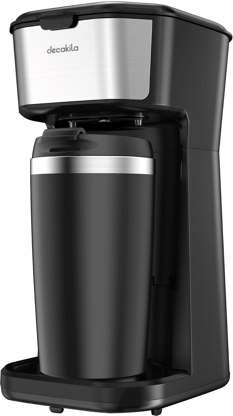 Percoladora portátil personal con vaso 0.4 litros decakila kucf002b negro