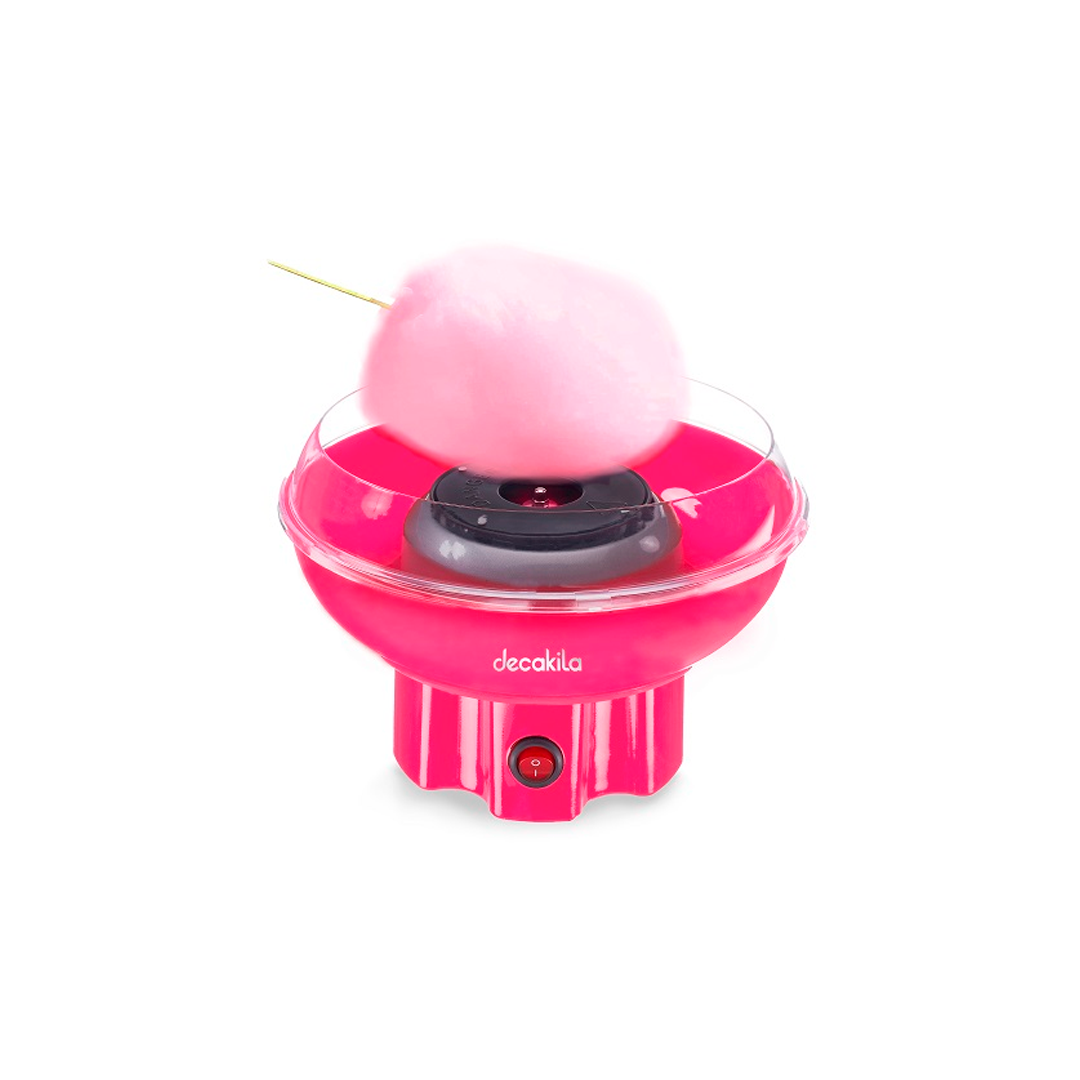 Maquina para hacer algodon de azucar decakila kutt018r rosado