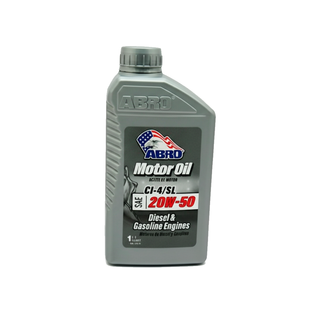 Aceite para motor 20w/50 1/4 ab mo2050slci4qt