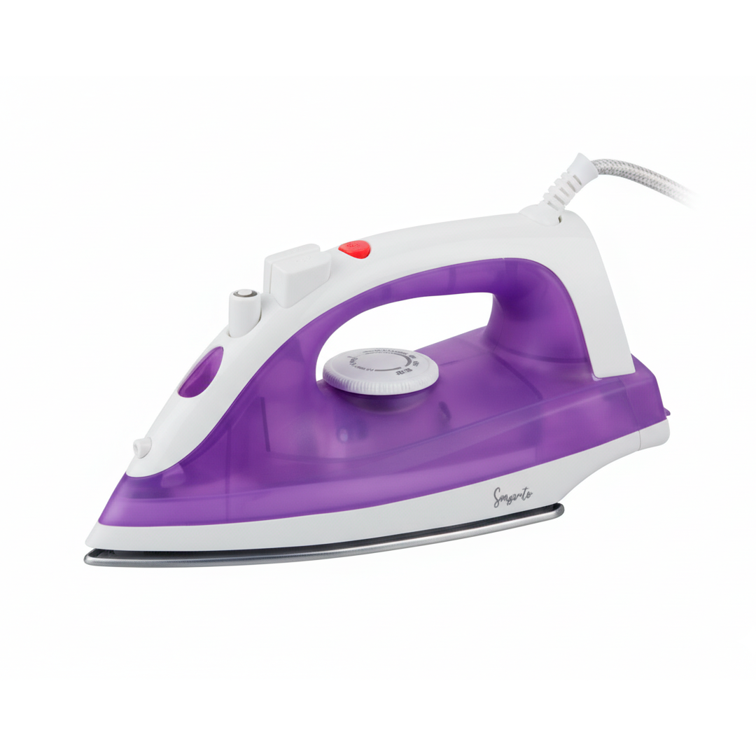 Plancha electrica vapor 1200w dm-2011 morada sorrento