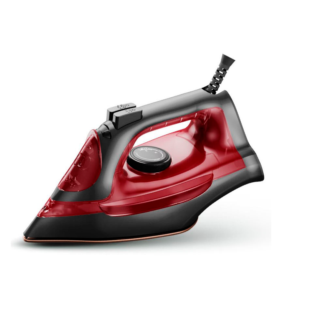 Plancha electrica vapor 1200w dm-2266 rojo/negro sorrento