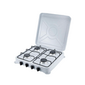 Estufa gas 4quemadores con tap m-004 blanco sorrento