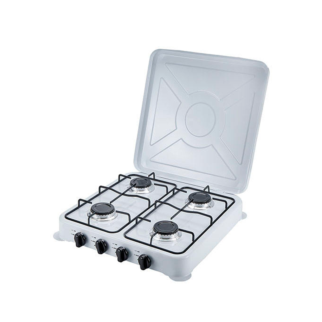 Estufa gas 4quemadores con tap m-004 blanco sorrento