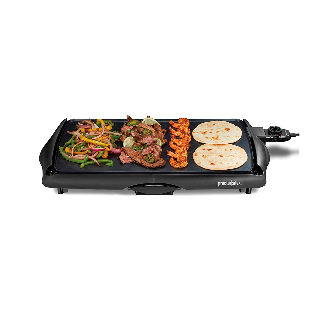 Plancha electrica para asar 38513p proctor negra