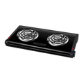 Estufa electrica 2 quemadores 1500w b&d home db1002b