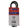 Banda de hule para carro ax-33 dentada abro negra