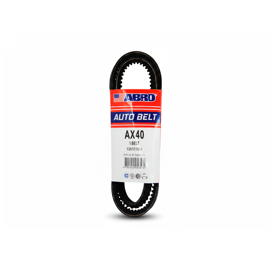 Banda de hule para carro ax-40 dentada abro negra