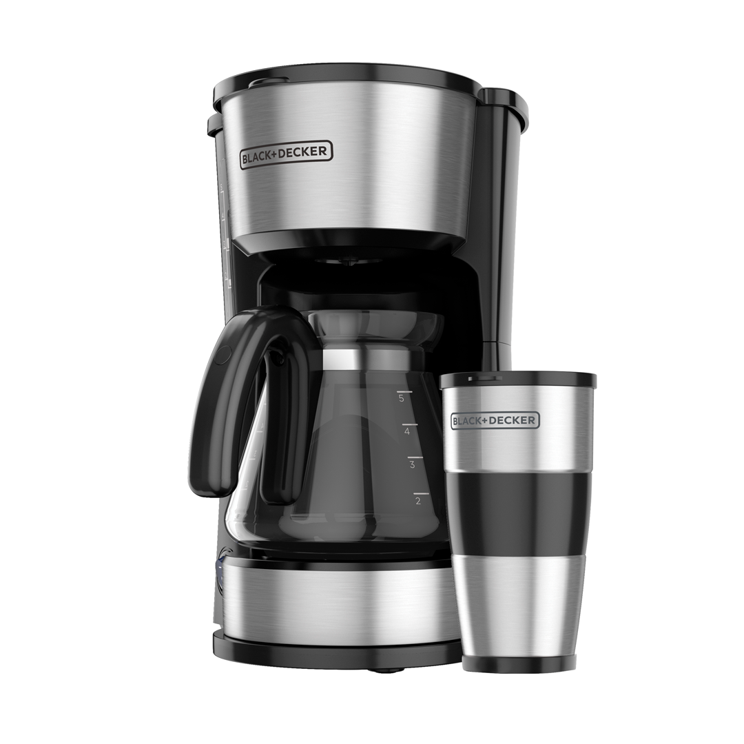Percoladora 5 tazas 4en1 b&d cm0755s-la gris