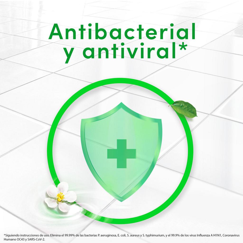 Fabuloso Desinfectante Multiusos Frescura Activa Antibacterial Manzana 2 Unidades / 5 L