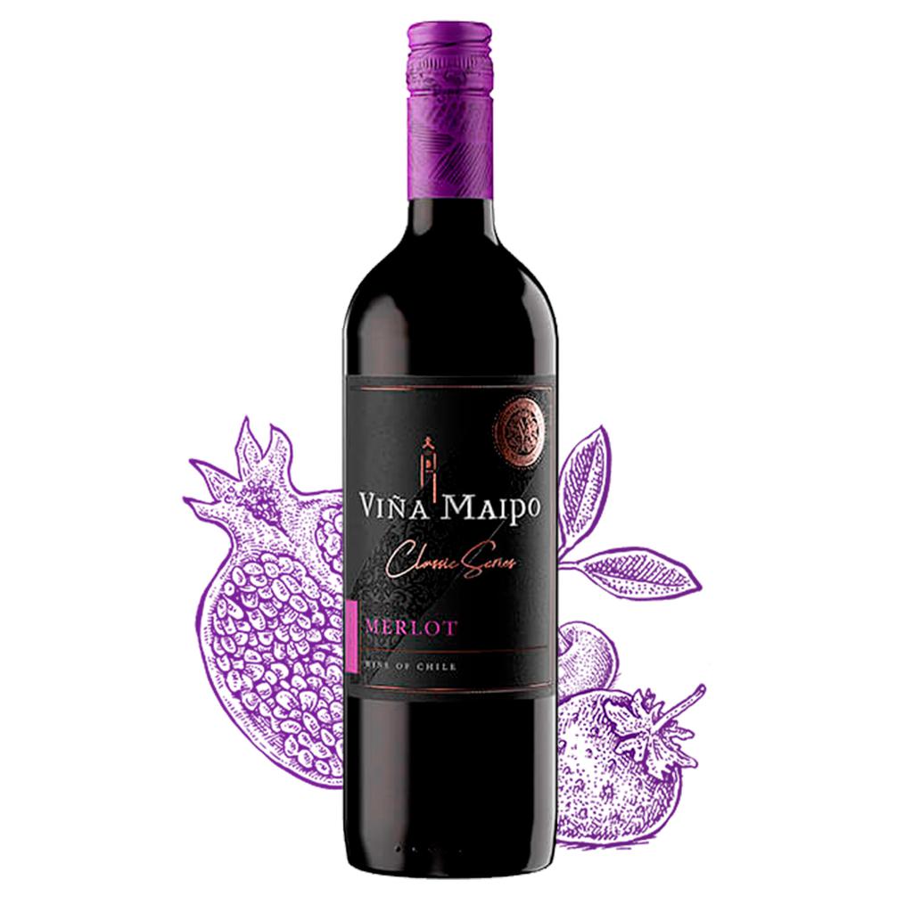 Viña Maipo Vino Merlot 1 L / 33.81 oz