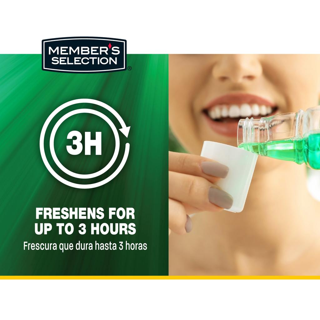 Member's Selection Enjuague Bucal de Menta Fresca 2 Unidades / 1.5 L / 50.7 oz