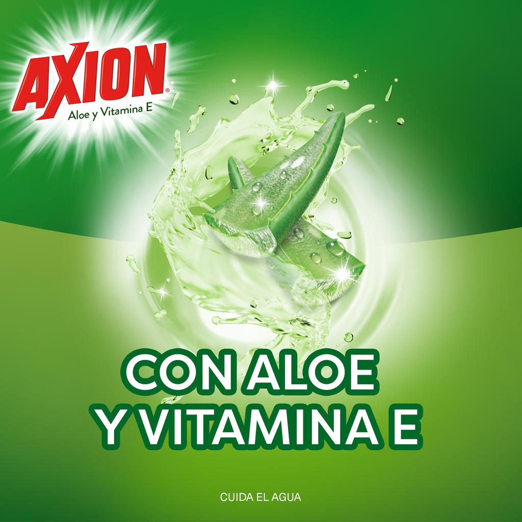 Axion Lavaplatos en Crema con Aloe y Vitamina E 6 Unidades / 425 g / 15 oz