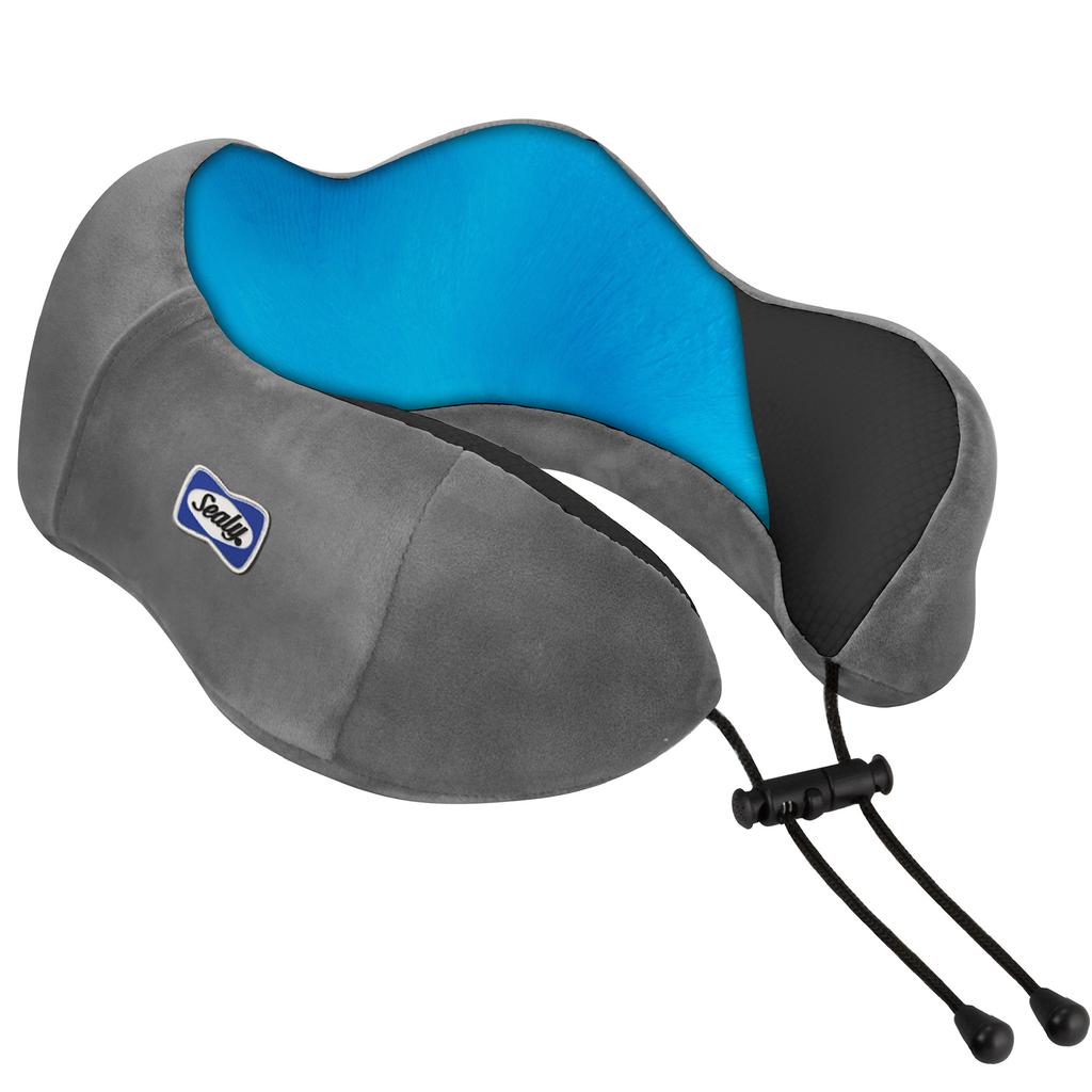 Sealy Almohada de Cuello para Viaje con Gel Refrescante