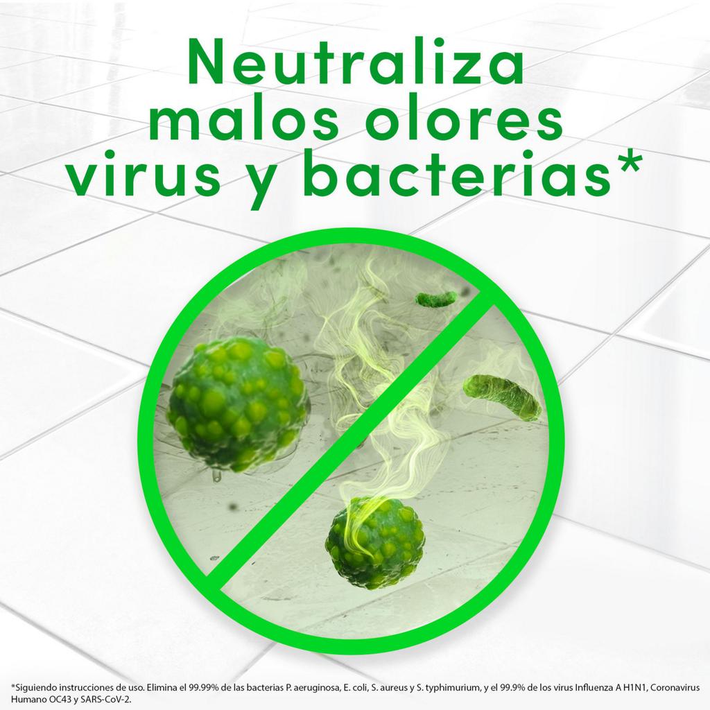 Fabuloso Desinfectante Multiusos Frescura Activa Antibacterial Manzana 2 Unidades / 5 L