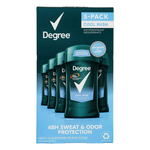 Degree Cool Rush Desodorante 5 Unidades / 76 g / 2.7 oz