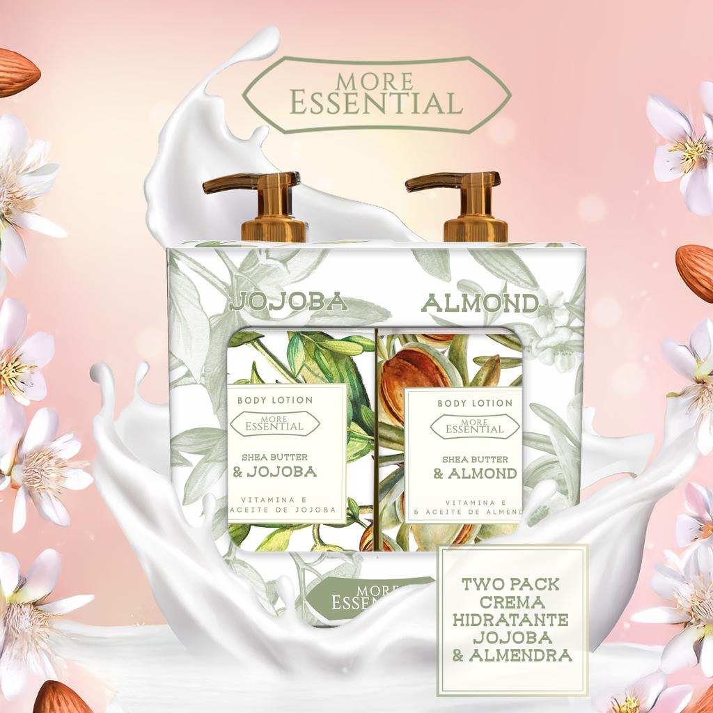 More Essential Crema Hidratante de Almendra y Jojoba 2 Unidades / 600 mL