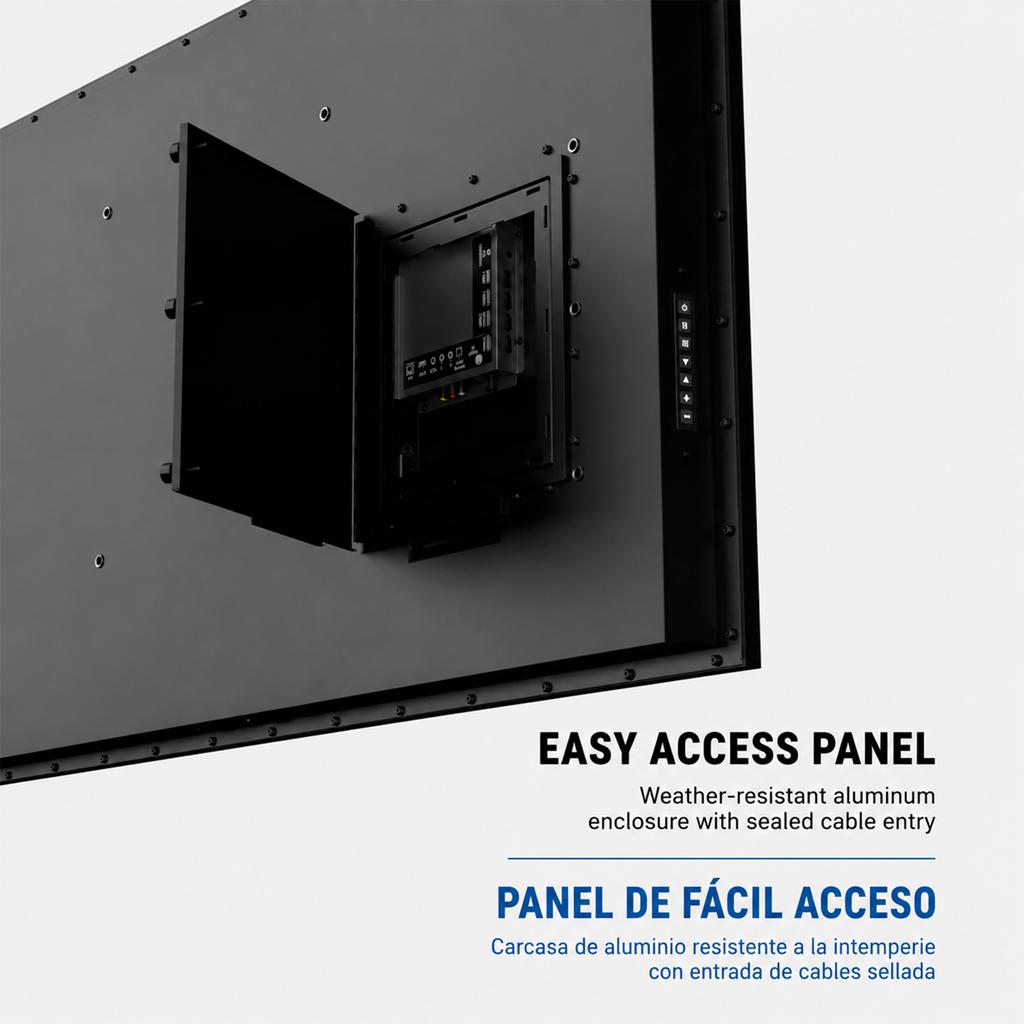 Sonagi 140 cm + Pulgadas Smart WebOs UHD TV para Exteriores S55U1000A1NA