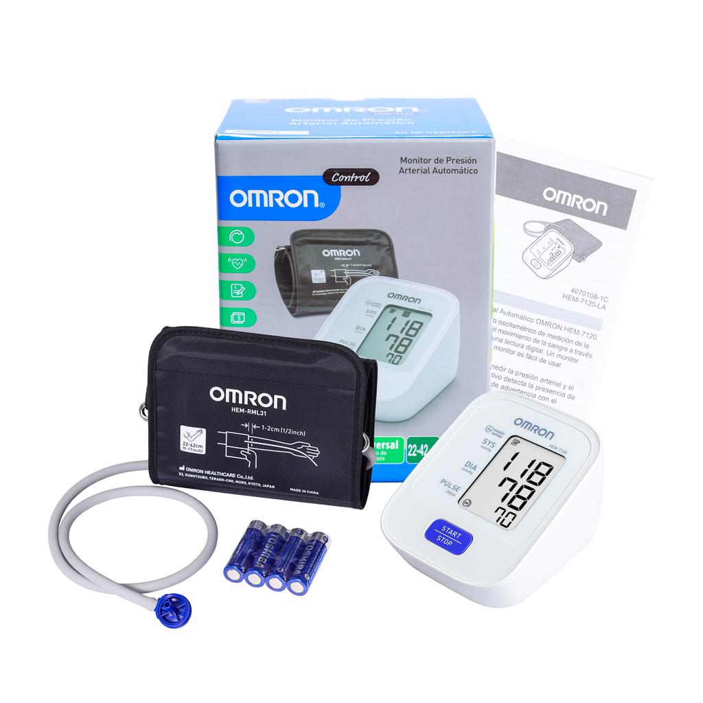 Omron Monitor de Presión Arterial de Brazo Automático Garantiza una Medición Precisa