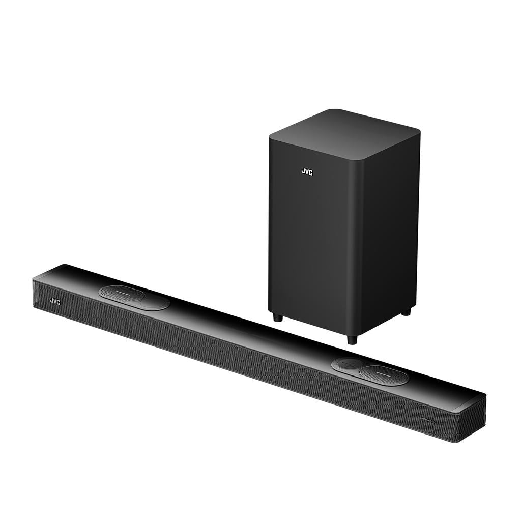 JVC Barra de Sonido Dolby Atmos 5.1.2 Canales con Subwoofer Inalámbrico