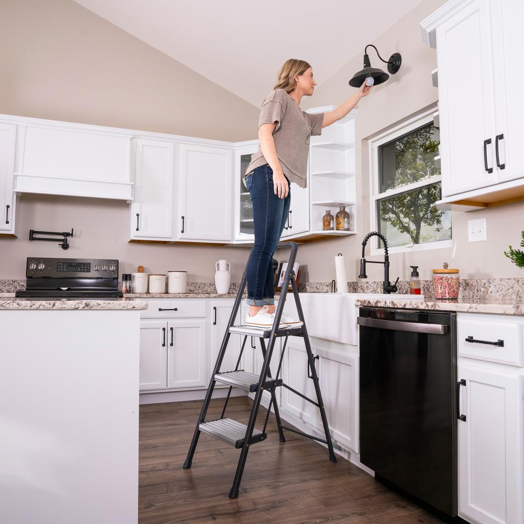 Cosco Escalera Plegable de 3 Peldaños