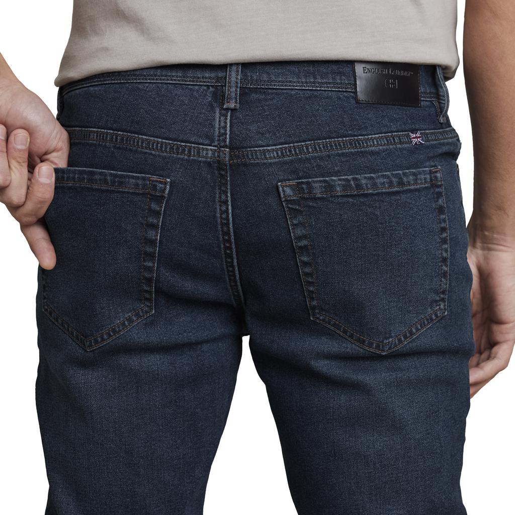 English Laundry Jean Azul Oscuro Clásico para Hombre