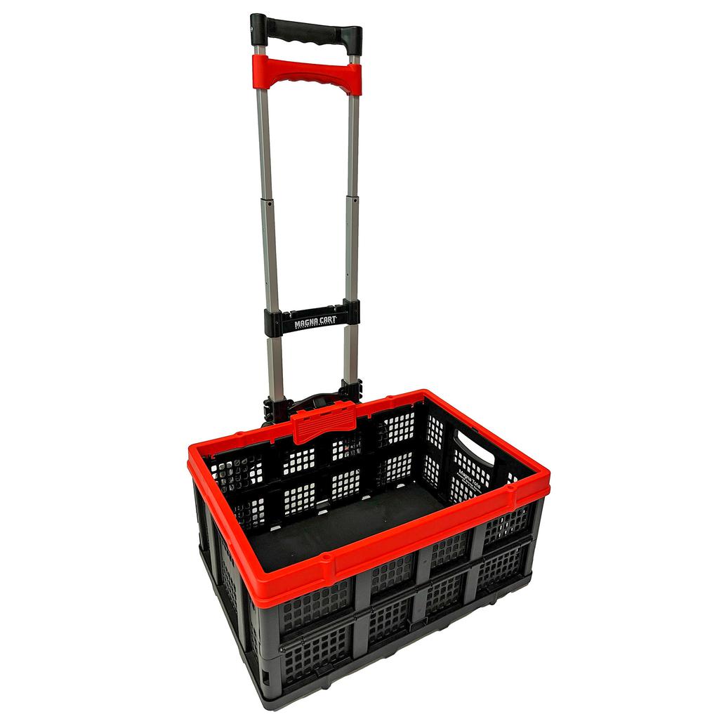 Magna Cart Carretilla de Mano Plegable en Aluminio con 6 Ruedas