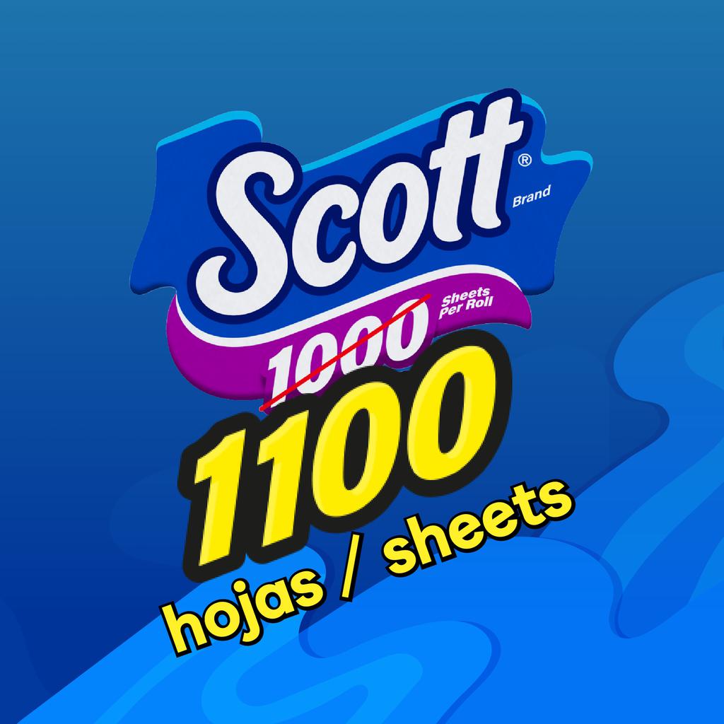 Scott Papel Higiénico 24 Unidades / 1 100 Hojas