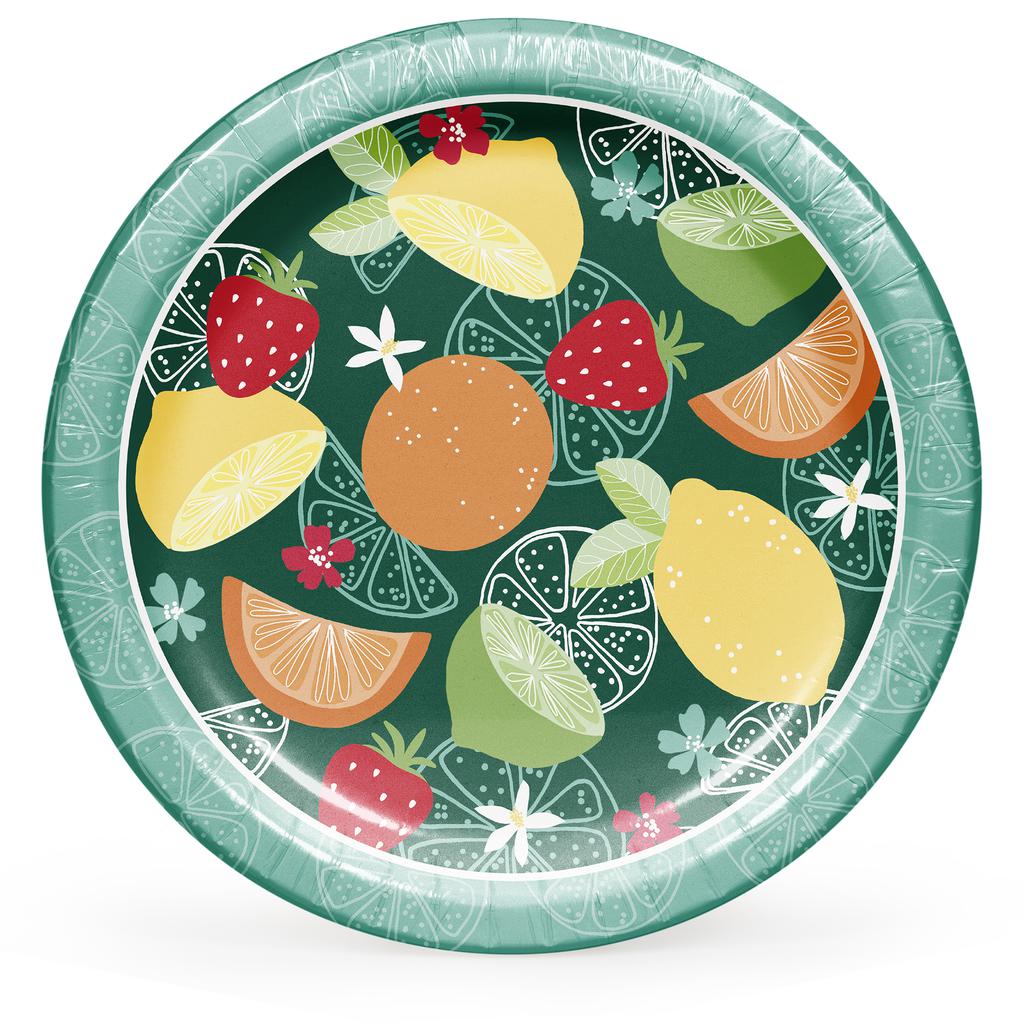 Artsyle Platos de Papel Redondos 75 Unidades / 25.4 cm / 10"