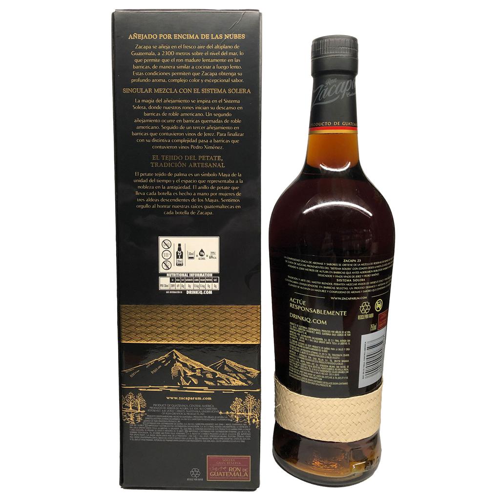 Ron Zacapa Centenario Ron Añejo 23 Años 1 L