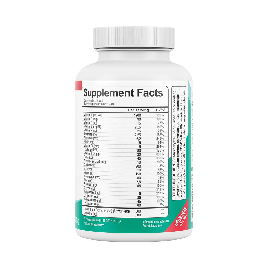 Member's Selection Multivitamínico Diario para Adultos 240 Unidades